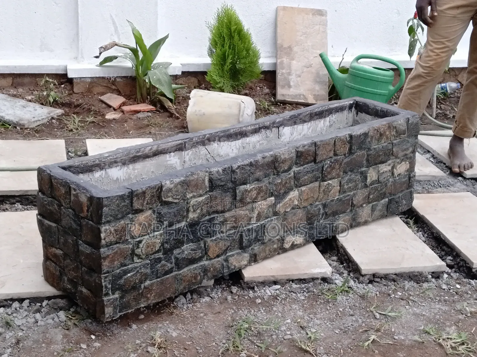 Stone Slate Flower Pots/Stone Cladding
