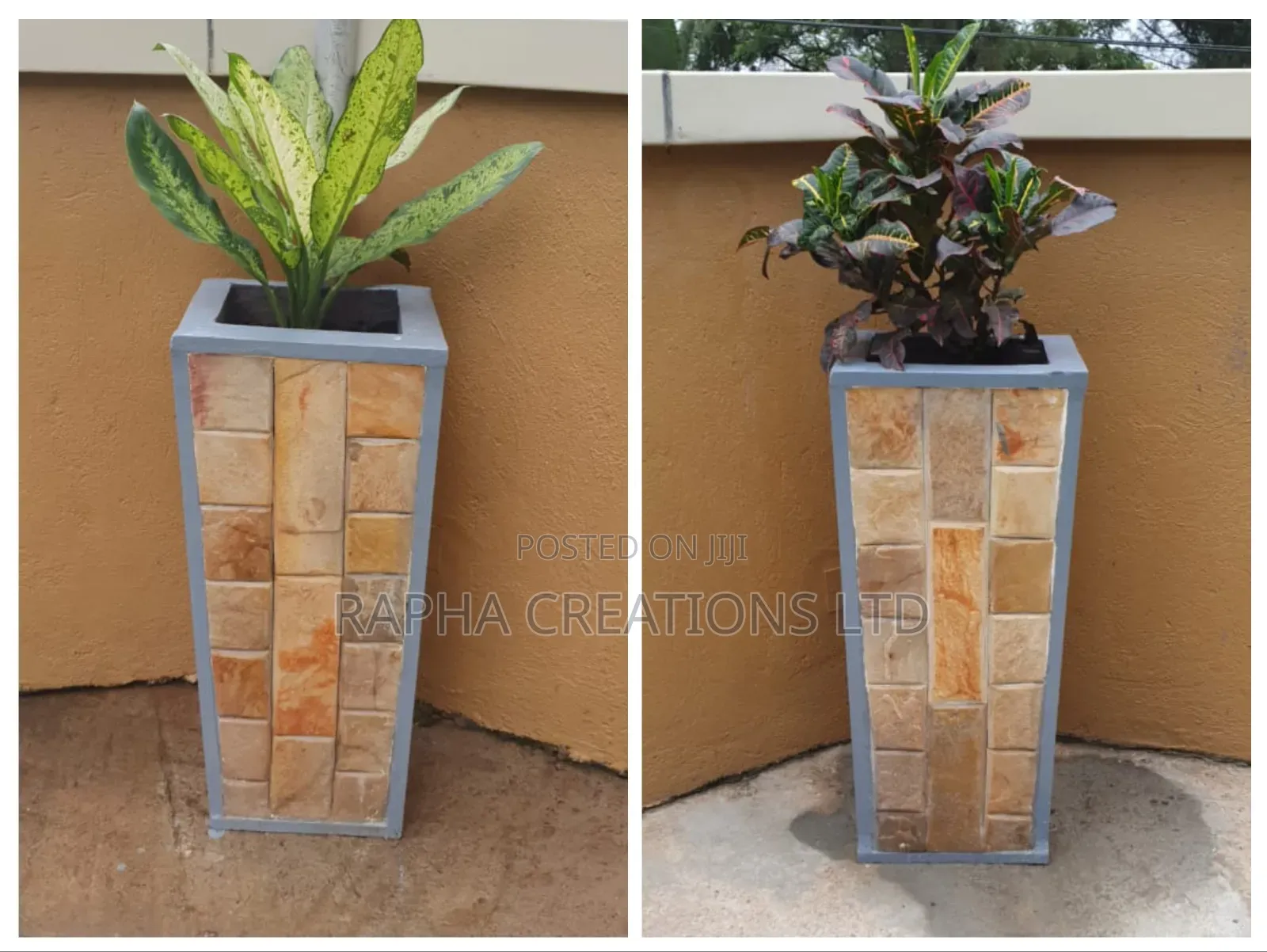 Stone Slate Flower Pots/Stone Cladding