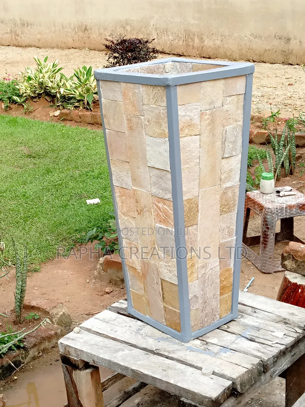 Stone Slate Flower Pots/Stone Cladding