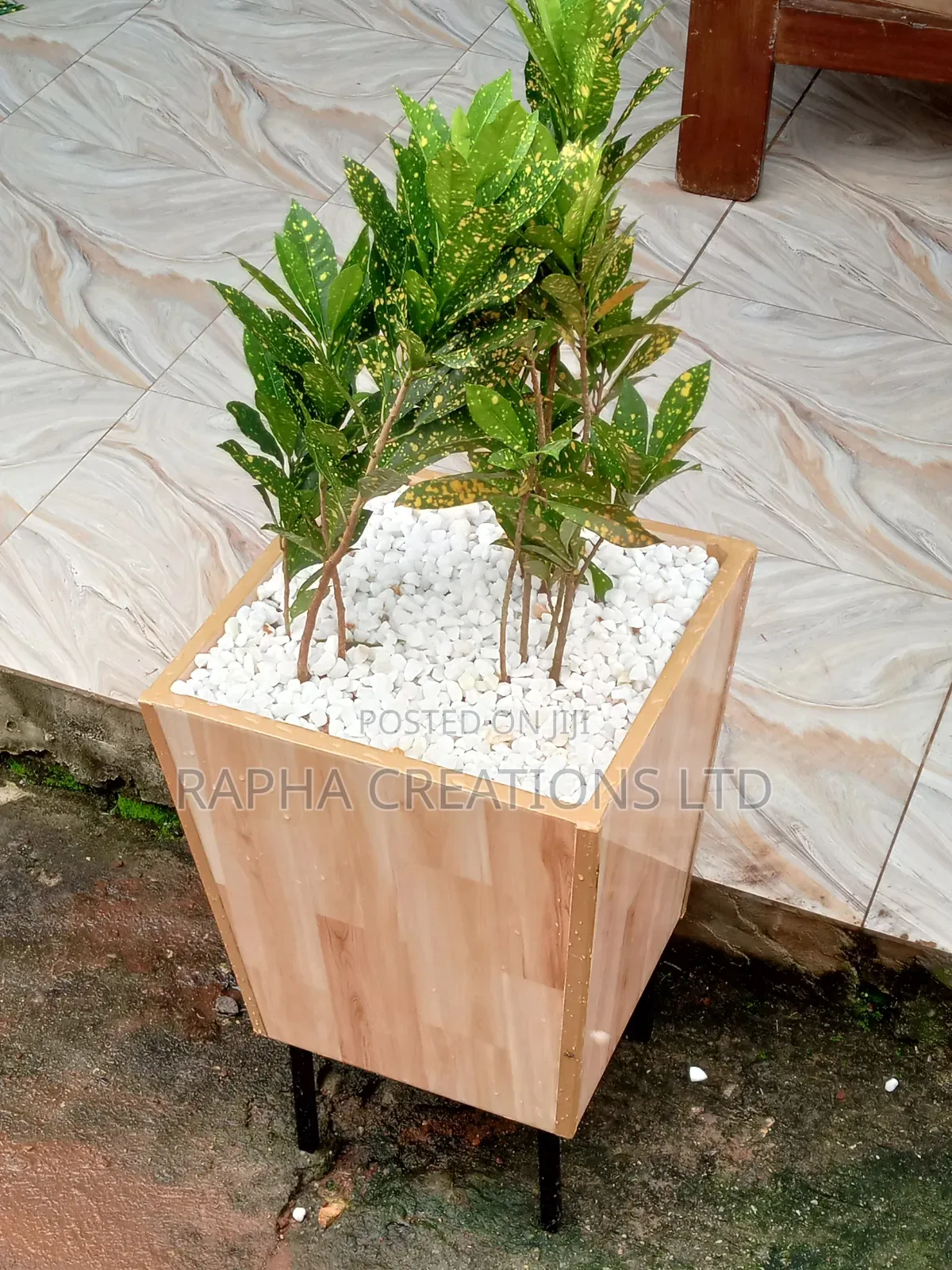 Square Ceramic Tile Flower Pots