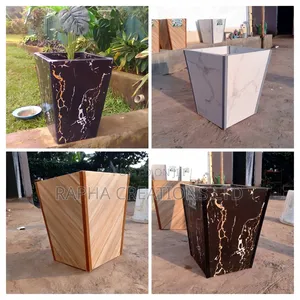 Square Ceramic Tile Flower Pots
