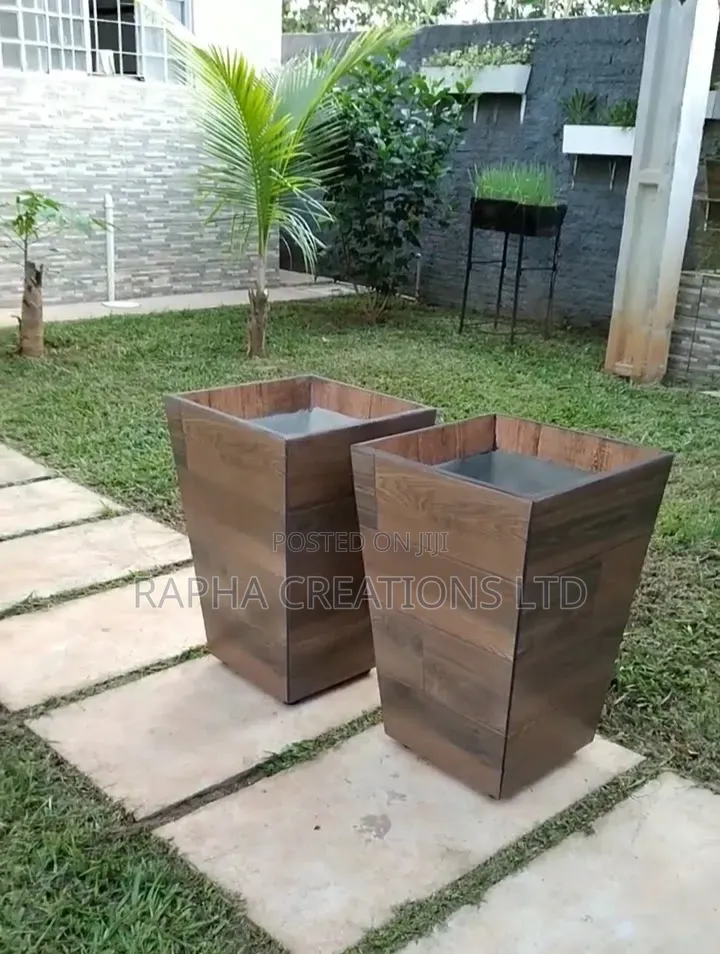 Square Ceramic Tile Flower Pots