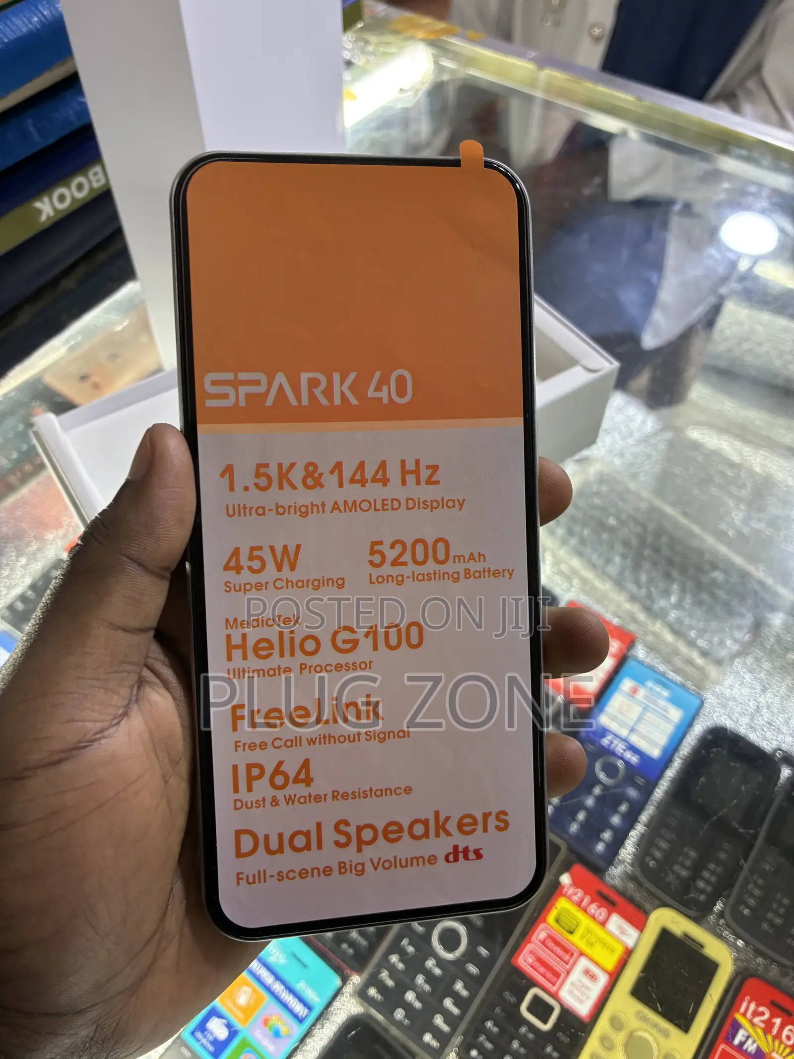 New Tecno Spark 40 128 GB White