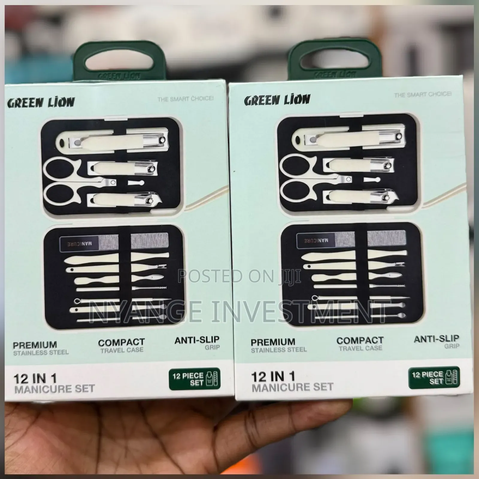 Green Lion 12-in-1 Manicure Set -