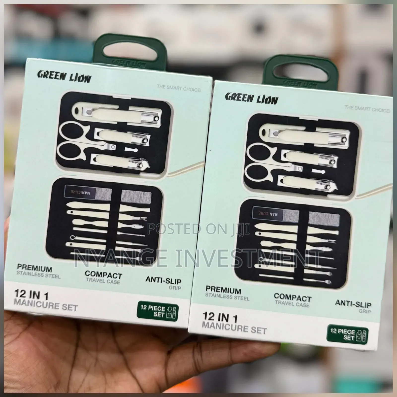 Green Lion 12-in-1 Manicure Set -