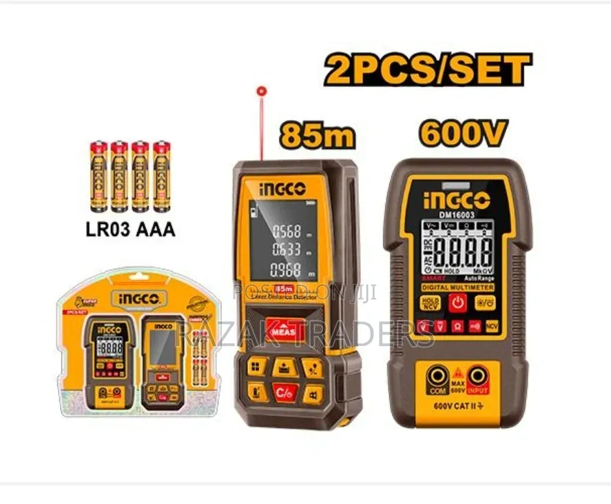 Industrial Laser Distance Detector Combo Kit