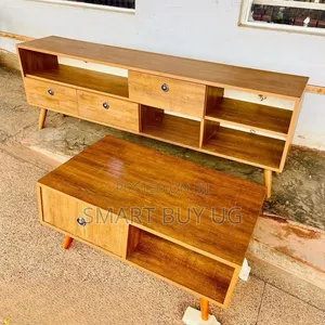 TV Stand/Center Table/Brown TV Stand/Classic Center Table 1.7m Brown