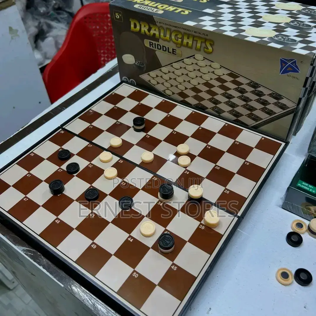 Draughts Riddle Game