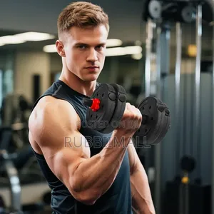 Adjustable Plastic-Coated Fitness Dumbbell (1.5, 2Kg)