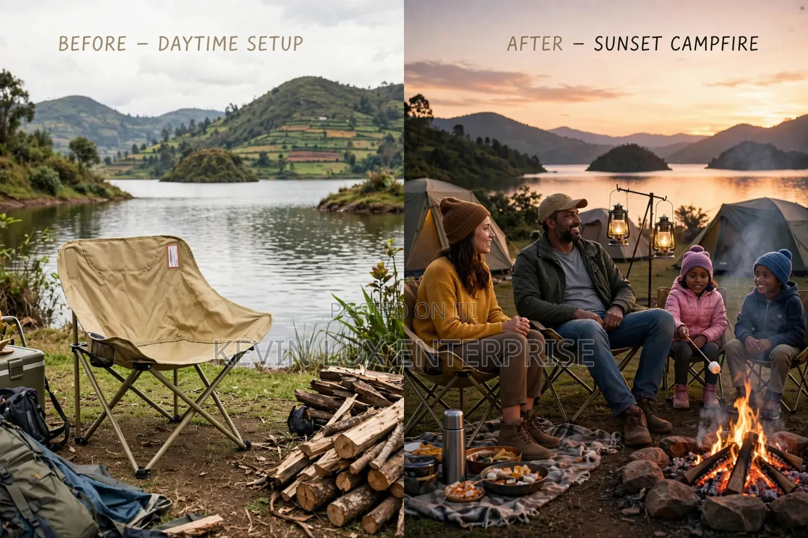 Camping Foldable Moon Chair
