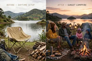 Camping Foldable Moon Chair