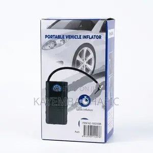 Portable Vehicle Inflator - 12V Electric Car Air Pump