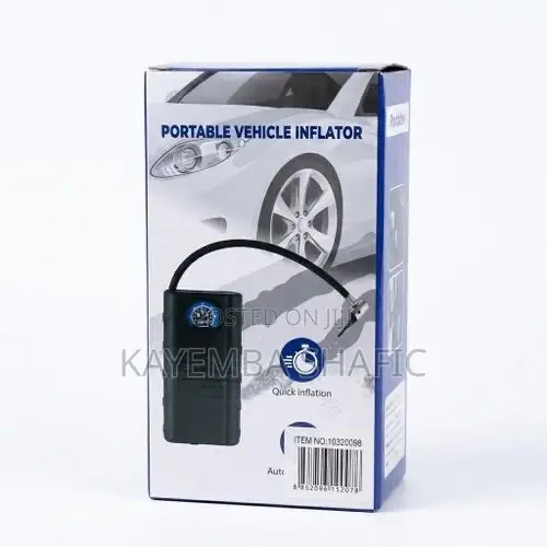 Portable Vehicle Inflator - 12V Electric Car Air Pump