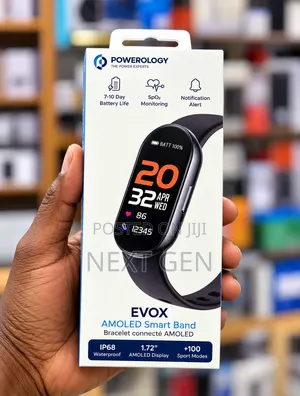 Evox AMOLED Smart Band Powerology