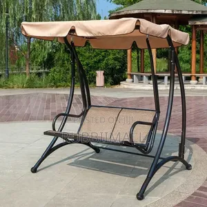 2-Seater Patio Swing Chair With an Adjustable Canopy.