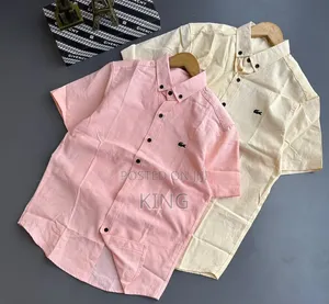 Short-Sleeve Button-Down Lacoste Shirts