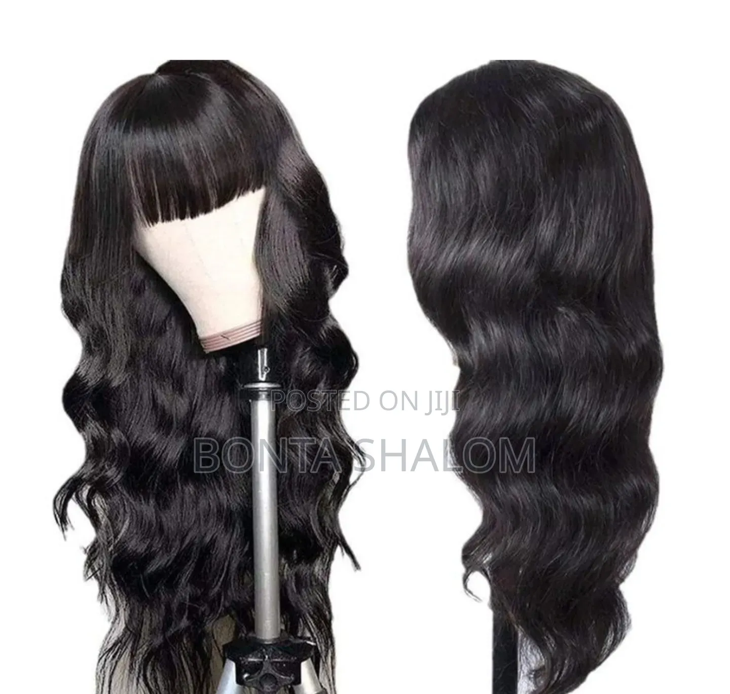 Body Wave Wig 150% Density, Natural Yaki Hair, Glue-Free Wig