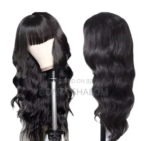 Body Wave Wig 150% Density, Natural Yaki Hair, Glue-Free Wig