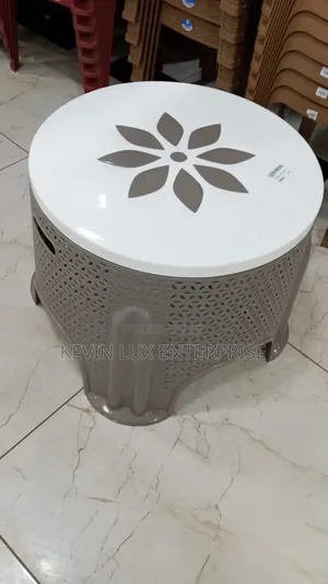 Round Flower Stool Table