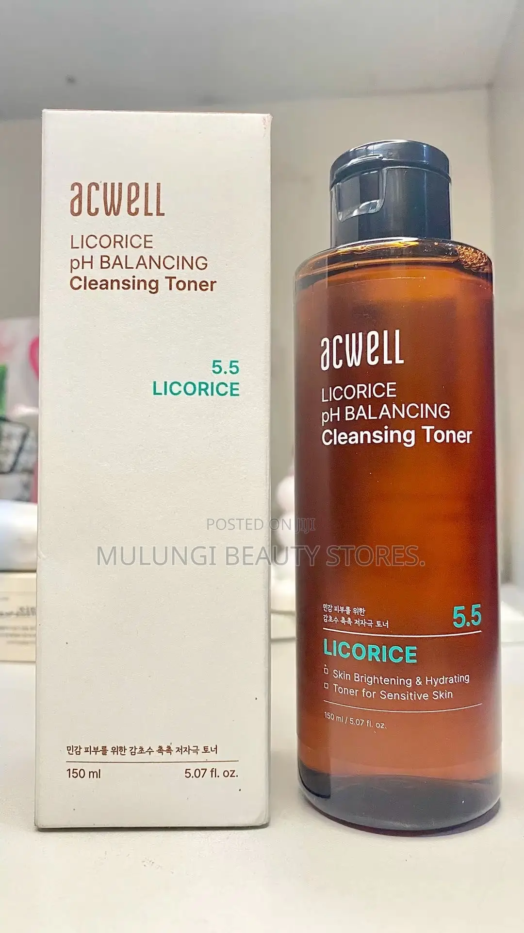 Acwell Licorice pH Balancing Cleansing Toner in a 150 Ml