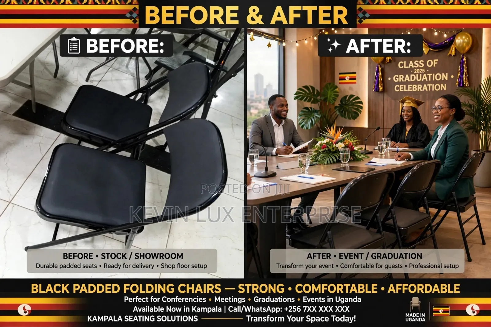 Foldable Chair With Cushion