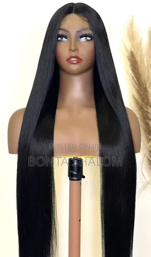 Bone Straight Semi Human Wig