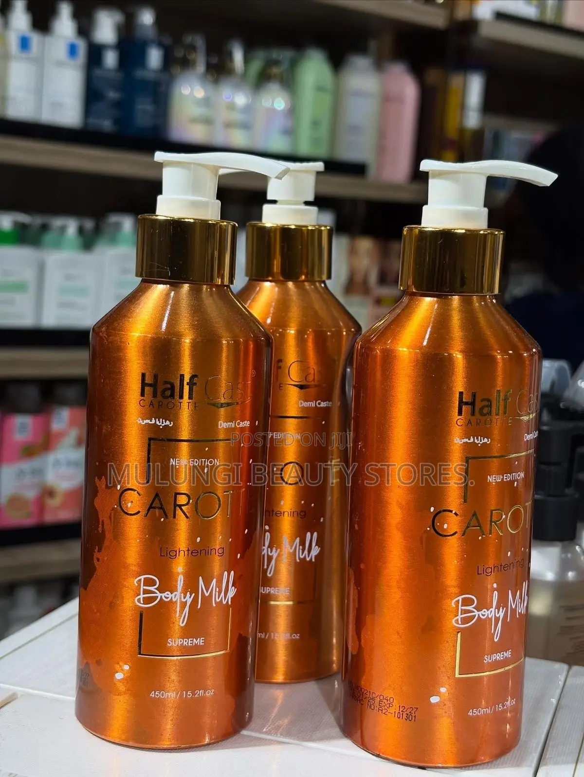Half Cast Carotte Lightening Body Milk