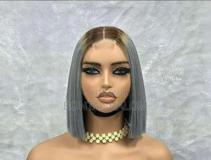 Bone-Straight Bob Wig Glue-Free