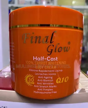 Final Glow Half-Cast 100% Carrot Whitening Body Cream