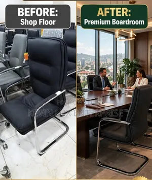 Leather Back Executive Leather Visitor Chair