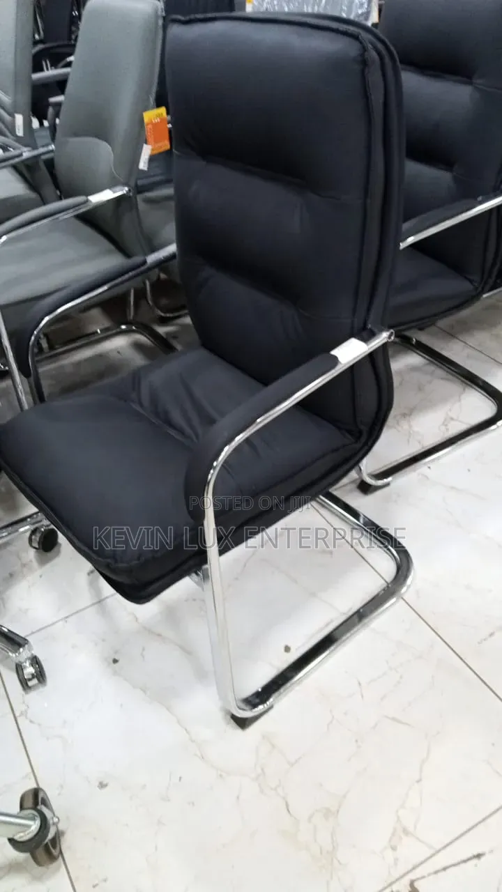 Leather Back Executive Leather Visitor Chair