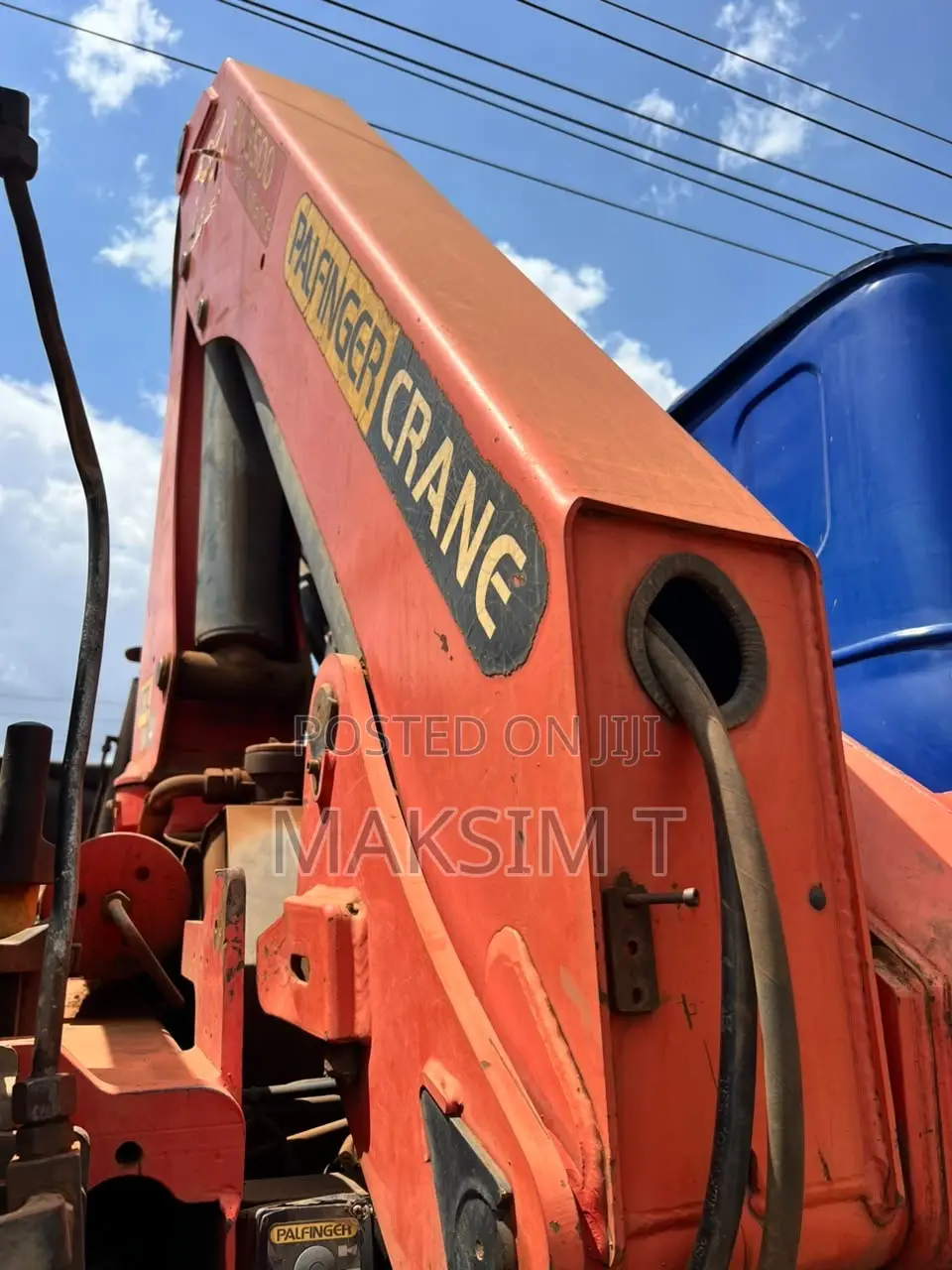 TRUCK AND CRANE: Palfinger15500 (6,5 T) on a Ural 4320Truck 6х6 (12 T)