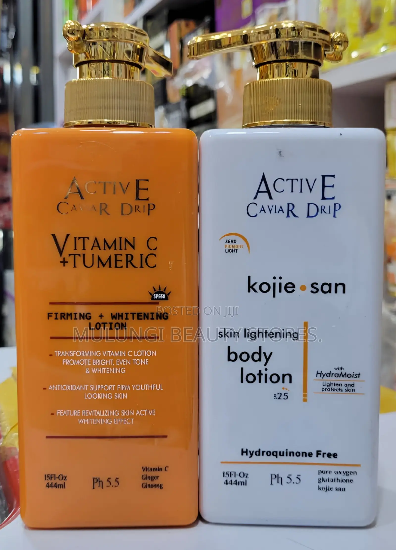 Active Caviar Drip Lotion (444ml Each) Featuring SPF 50: