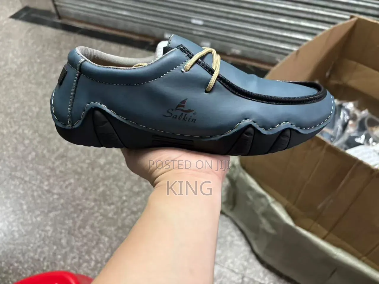Salkin New Designer Handmade Lace-Up Casual Loafers