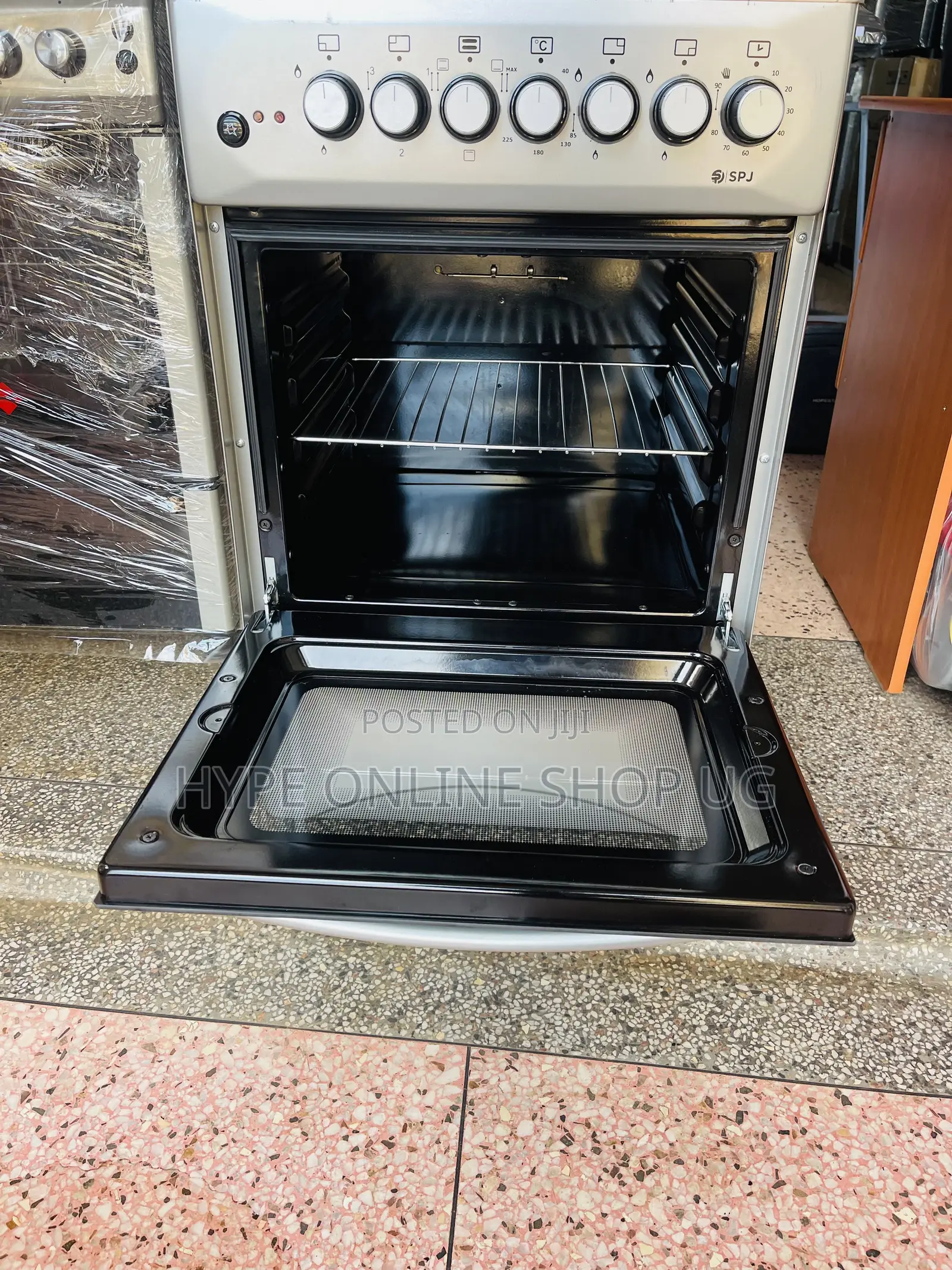 7nobs,3gas,1hotplate,electric & Gas Cooker, Full Electric Oven Cooker