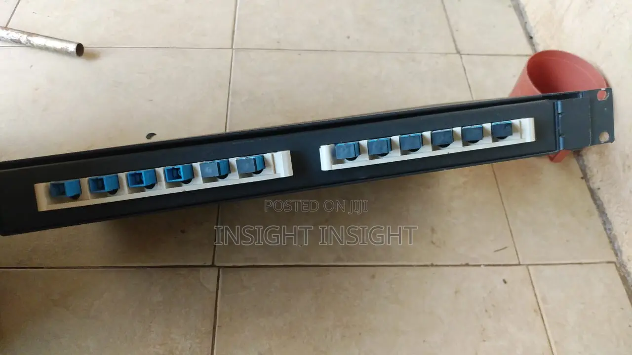 24 Port Fiber Optic ODF / Fiber Patch Panel – 1U Rack Mount