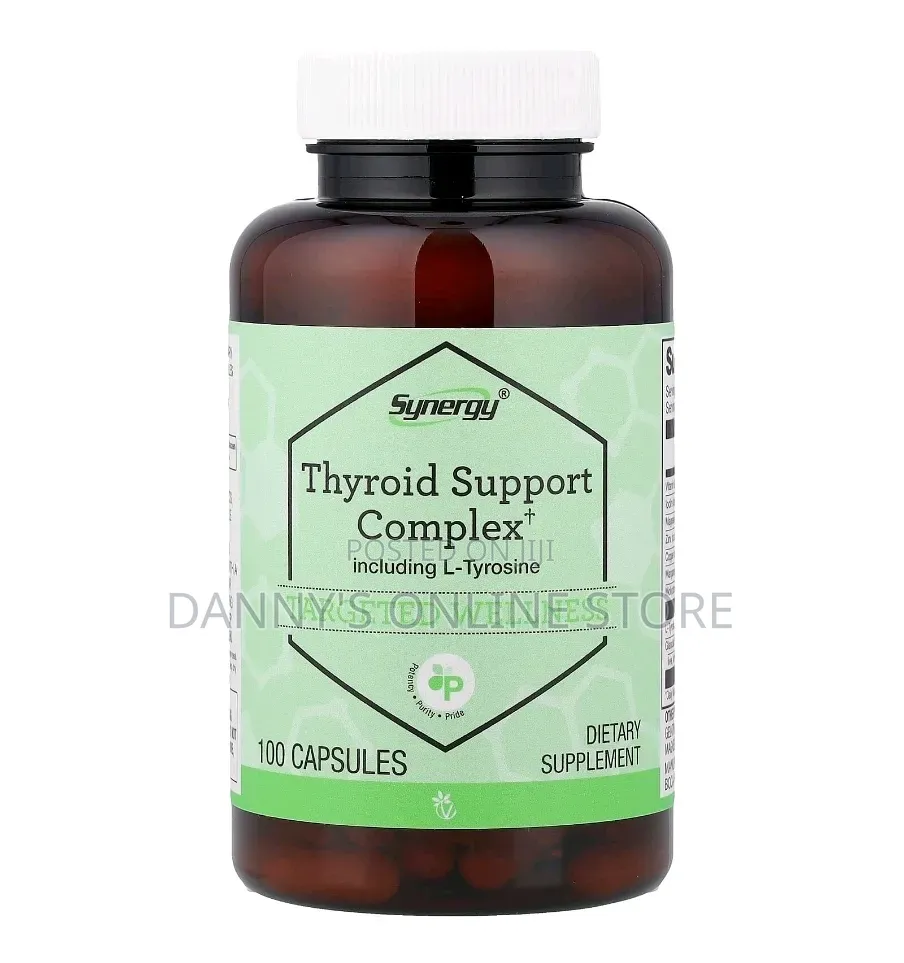 Thyroid Support Complex, Including L Tyrosine and Iodine, 100 Capsules