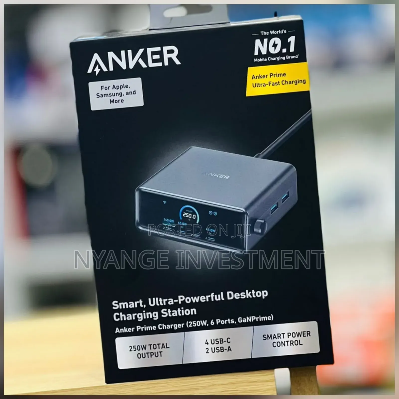 Anker Smart Ultra Powerful Desktop Charging Station (250W) -