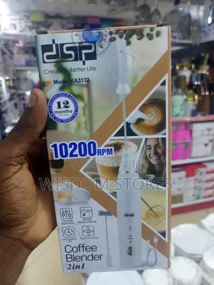 DSP Milk Frother Handheld Rechargeable