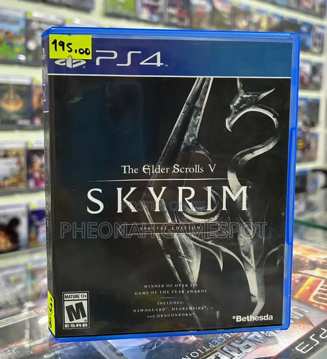 SKYRIM Game Cd for PS4