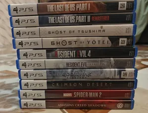 Cd's. Video Games Discs for Ps5