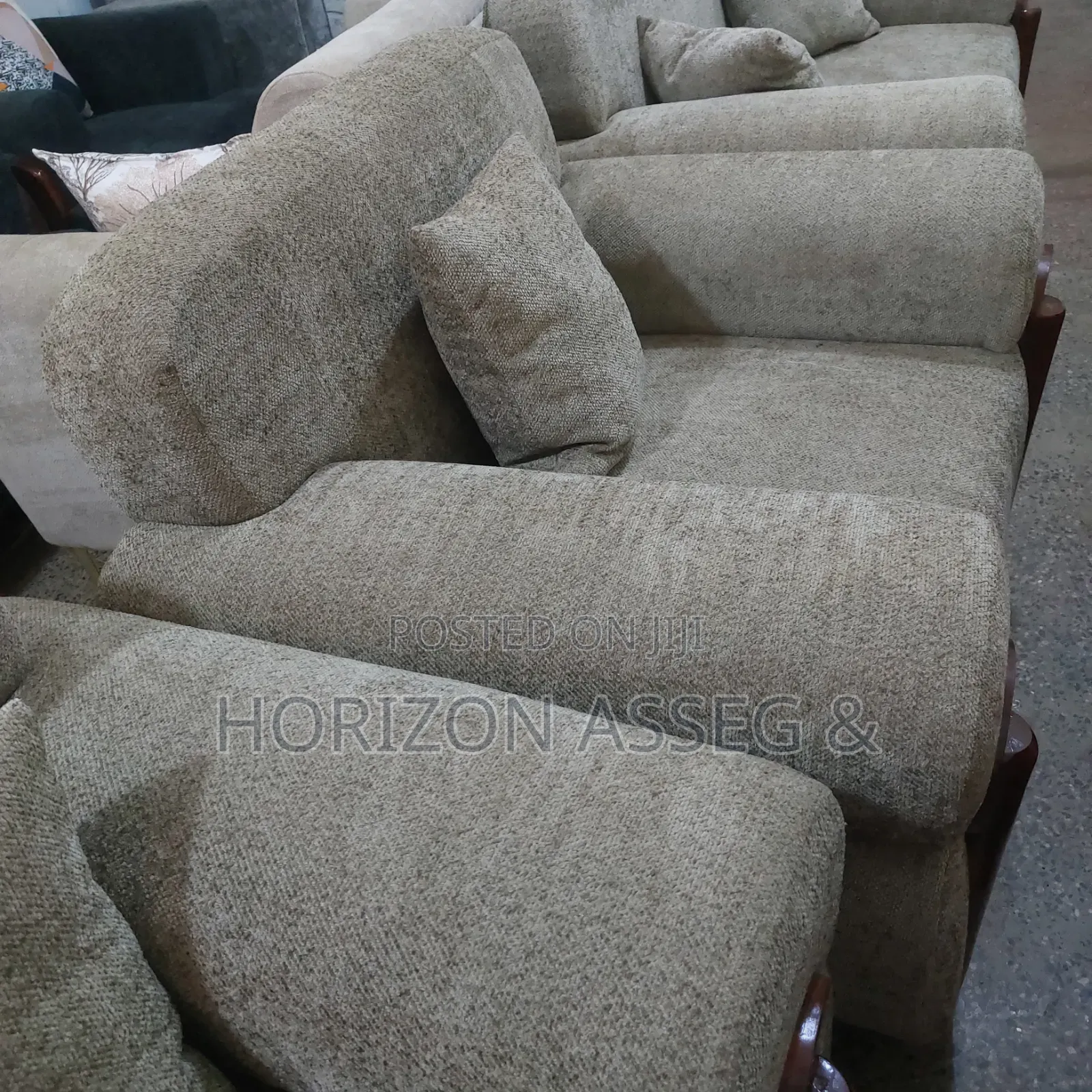 6 Seater Fabric Sofa Premium Quality