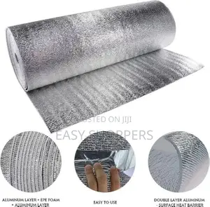 Double-Sided EPS Thermal Insulation 90cmx50m Roll Roof Insulation
