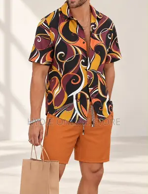 Elegant Vintage Men’s Two-Piece Set – Stylish & Sophisticated
