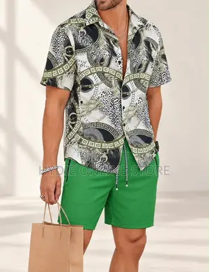 Elegant Vintage Men’s Two-Piece Set – Stylish & Sophisticated