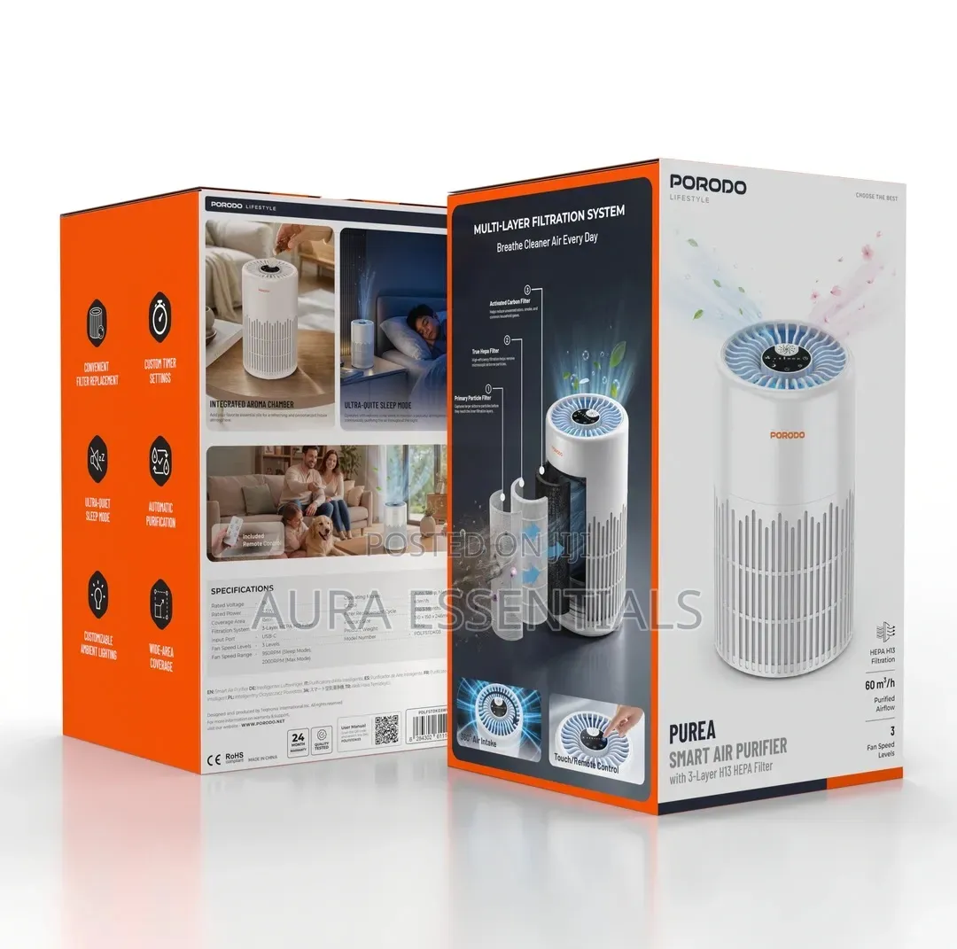 Porodo Lifestyle Purea Smart Air Purifier