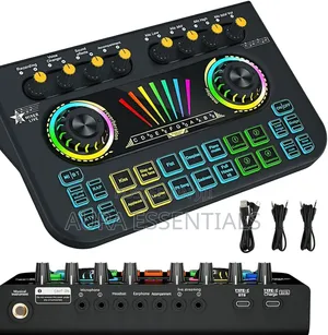 X3 Live Sound Card and Voice Changer Mixer