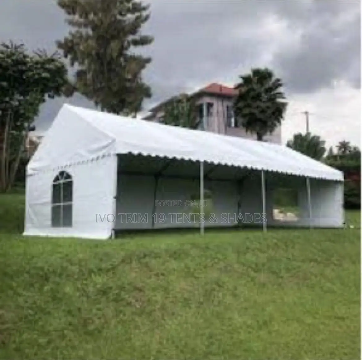 An Open-Sided a-Frame Pavilion Tent (Open Event Marquee)