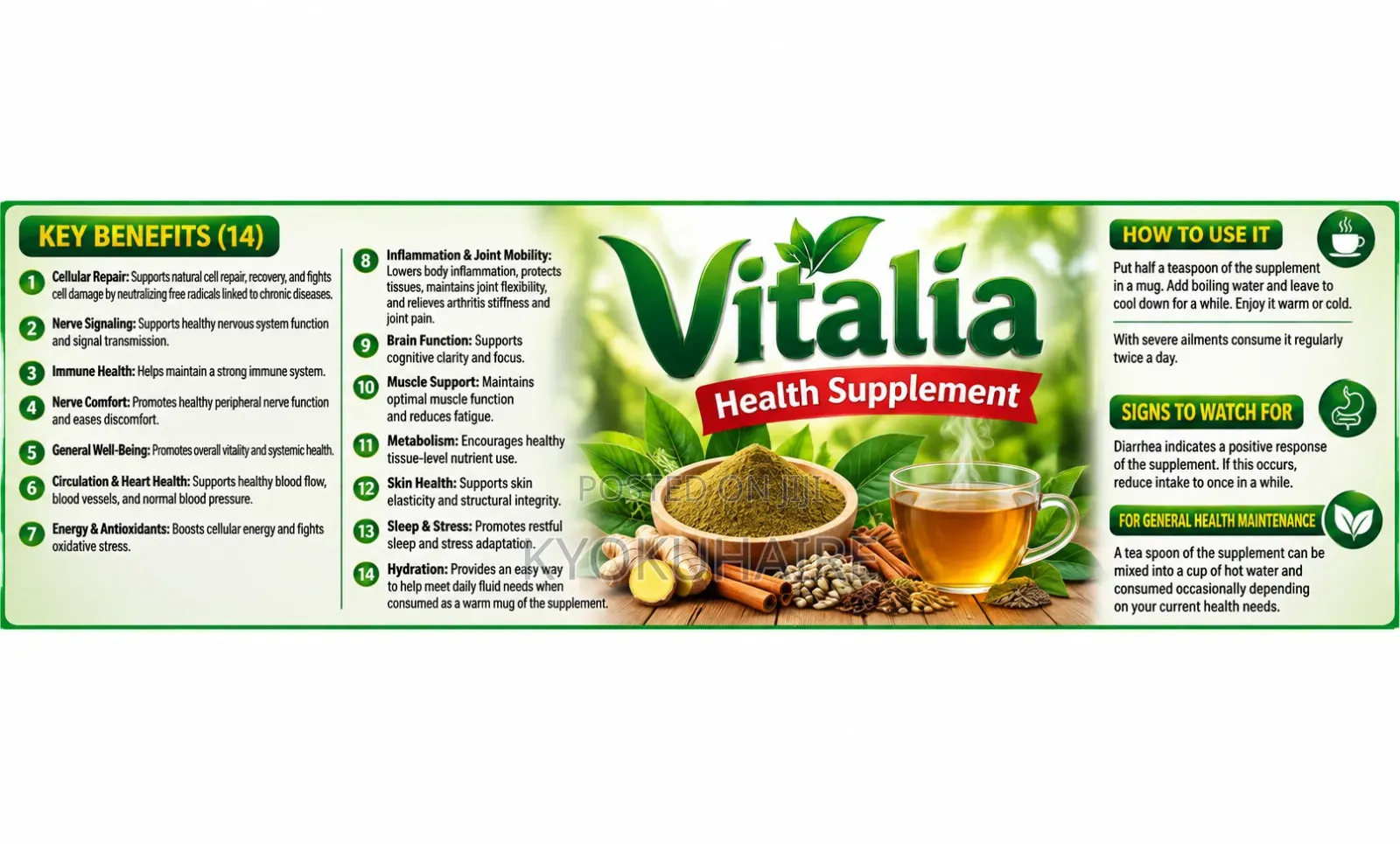 Vitalia Health Supplement