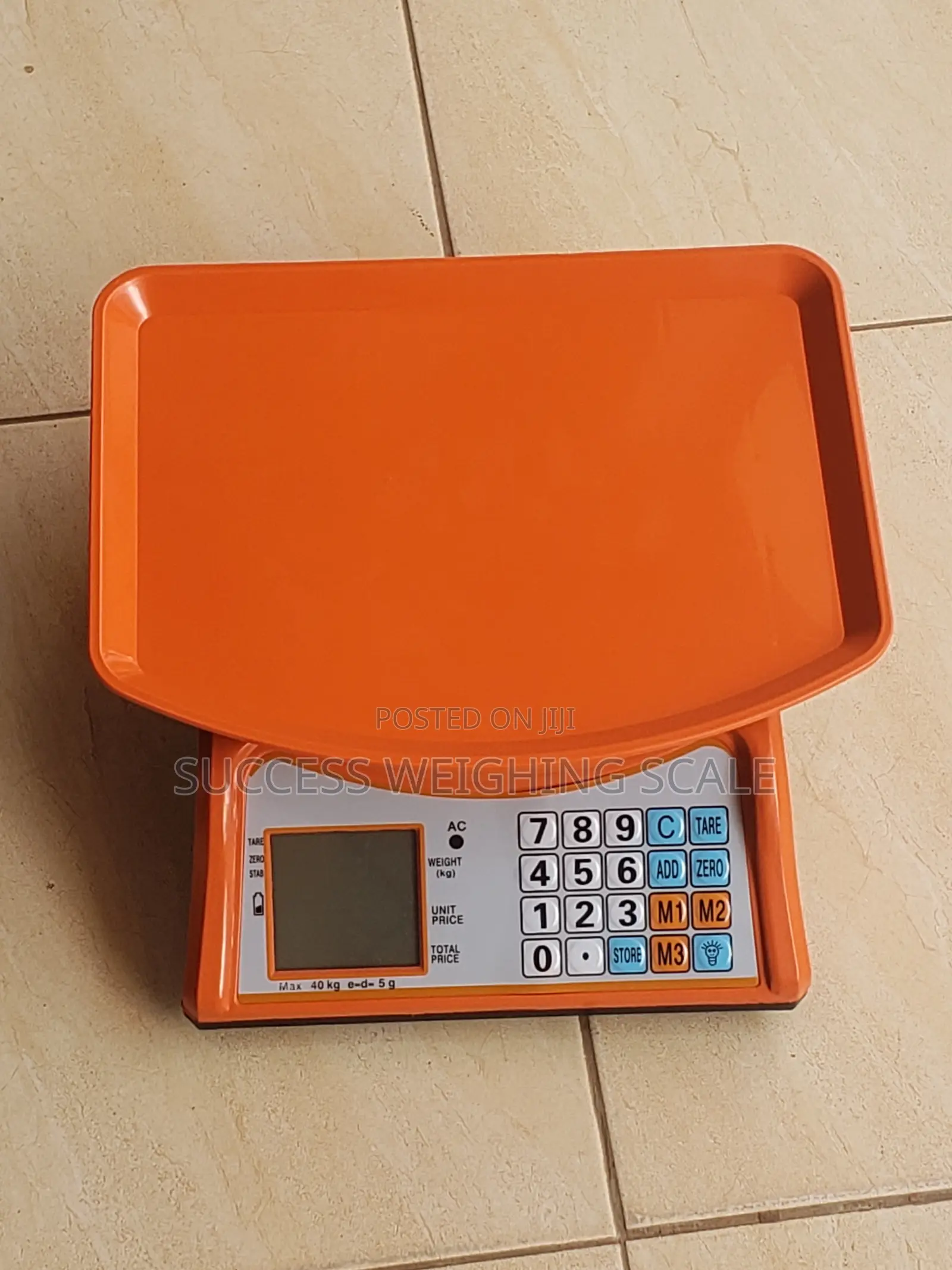 Accurate Digital Weighing Scale 40kg Reliable Weighing Scale